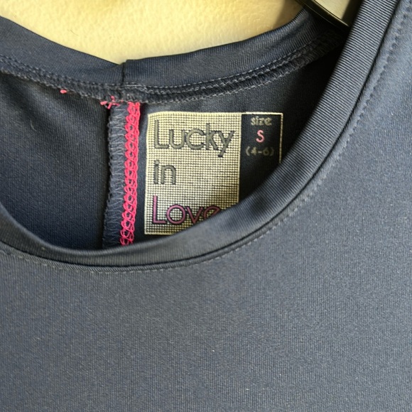 Lucky in Love tennis long sleeve shirt small - Picture 2 of 5